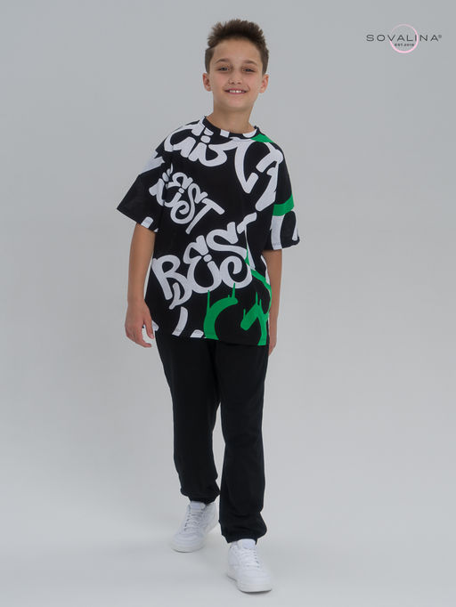 Костюм Daily men граффити бенеттон-черный - Sovalina фото 12