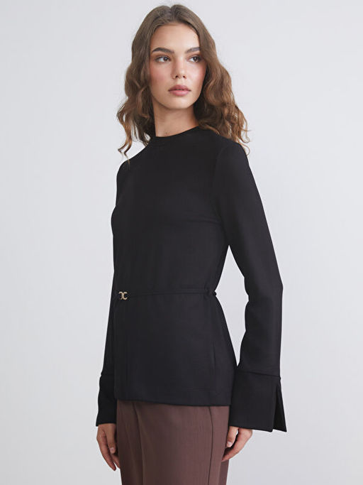 Dik Yaka Kad?n Sweatshirt Tunik