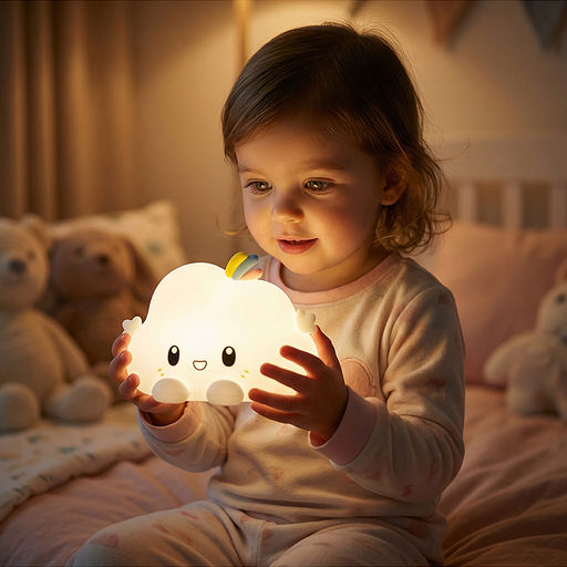 Ночник "Облачко с радугой" в коробке