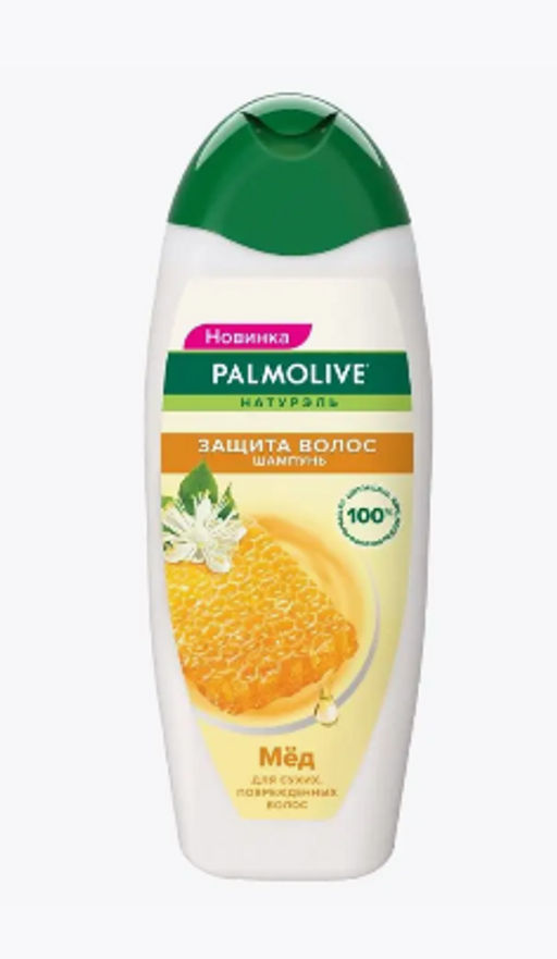 PALMOLIVE шампунь 450мл "Защита волос" с экстрактом меда