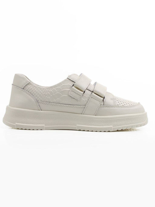 03-C138-2A LT. BEIGE Полуботинки спортивные женские (натуральная кожа)