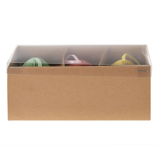 Набор из 3-х изделий декоративных подвесных "Яйцо" (5*7), L16 W5,5 H8 см