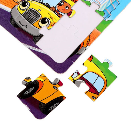 Набор пазлов на подложке 2 в 1 Для мальчиков, 9 и 16 деталей - Puzzle time фото 6