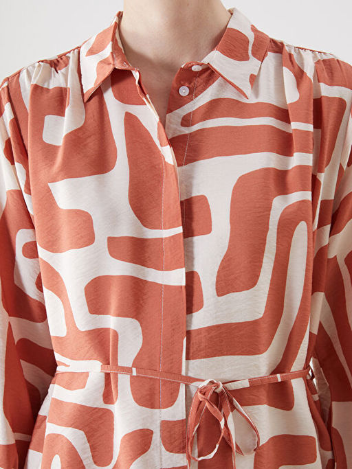 Desenli Kad?n G?mlek Tunik