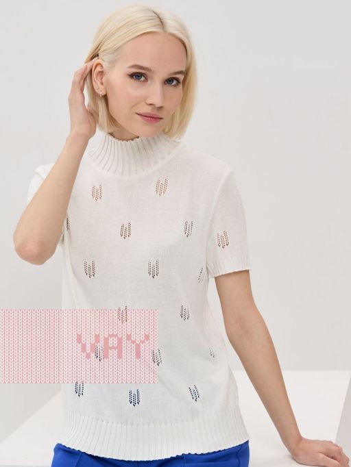 Джемпер Vay 5231-41345 из вискозы с пан  фото 2