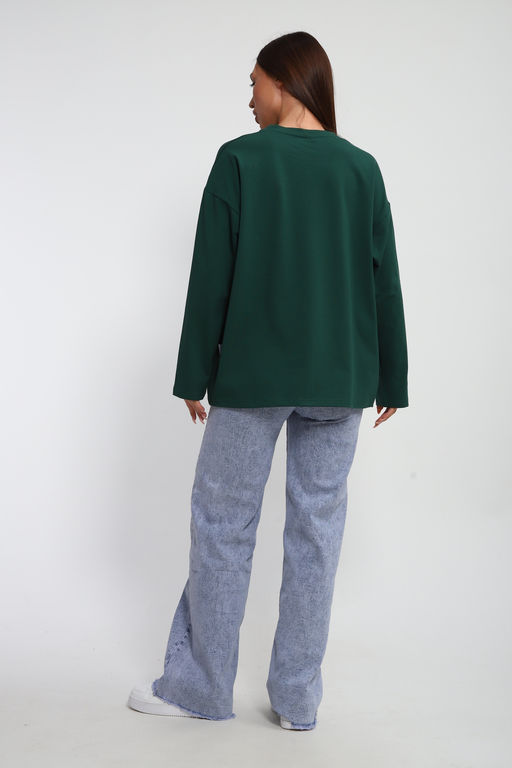 Лонгслив унисекс с принтом Карта ЛГ-01