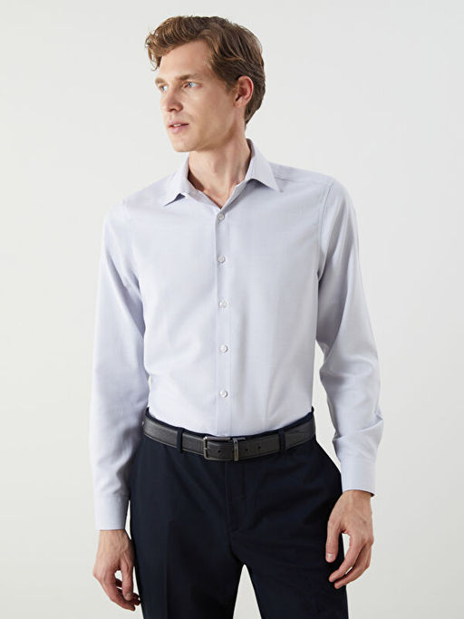 Slim Fit Uzun Kollu Arm?rl? Erkek G?mlek