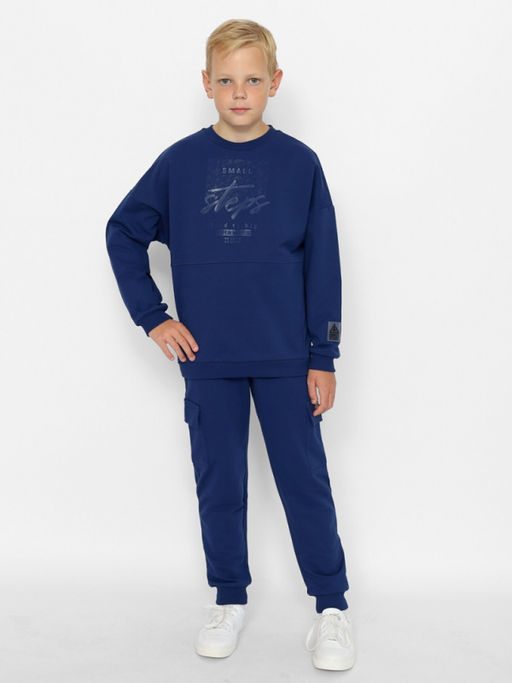 CRB wear/CWJB 63671-41-383 Джемпер для мальчика,темно-синий/Ex.Cherubino  фото 3