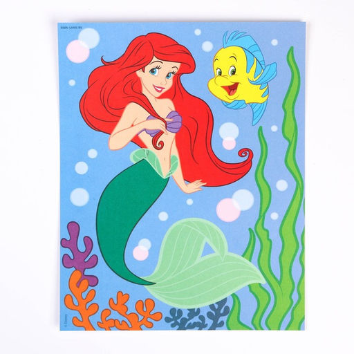 Цена за 2 шт. Фреска песком с блёстками «Принцессы», 9 цветов