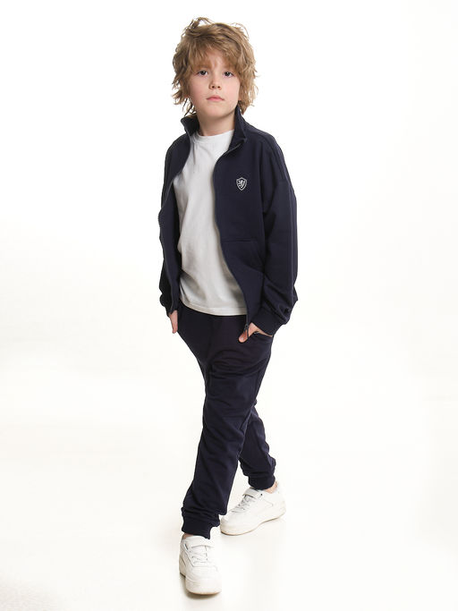 Спортивный костюм для мальчика подростка 22-7575 синий