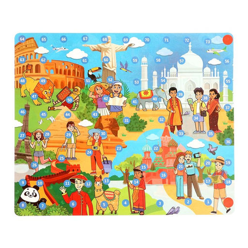 Настольная игра Горки и лестницы. Пираты и путешественники! - Лас играс kids фото 2