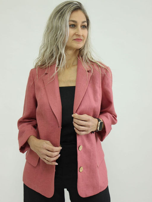 100% ЛЁН Жакет свободного кроя