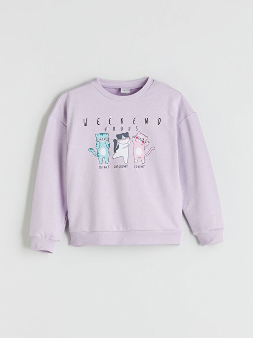 Bisiklet Yaka K?z ?ocuk Pijama Tak?m?