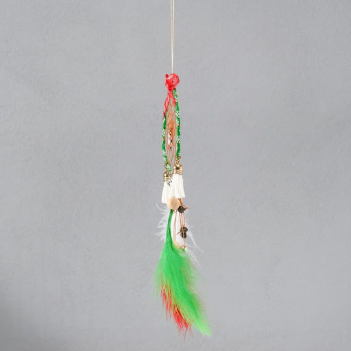 Ловец снов амулет Рождественский олень, с бубенцами, 9?23 см