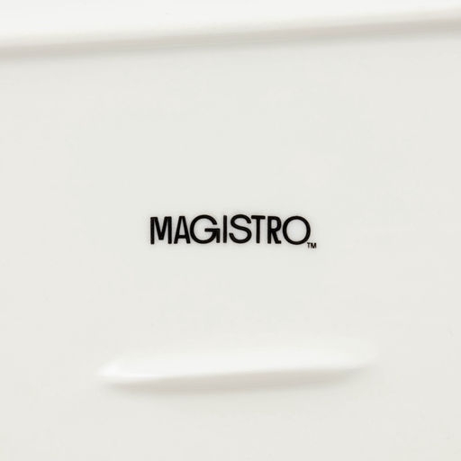 Маслёнка Magistro «Бланш», 16×8 см, фарфор, белая