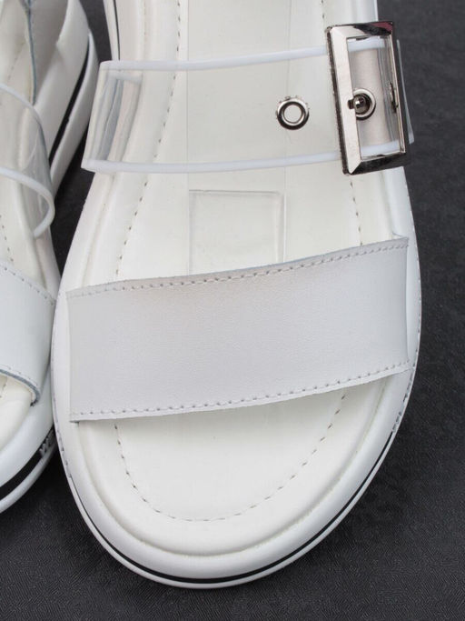 08-FED26-1PD WHITE Босоножки женские (натуральная кожа)