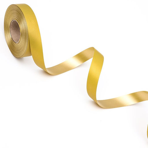 Цена за 4 шт. Лента полипропиленовая Matte для декора и подарков, золото, 2 см х 50 м - Simaland фото 3