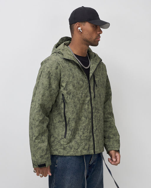 Куртка спортивная MTFORCE мужская весна-осень хаки  фото 5