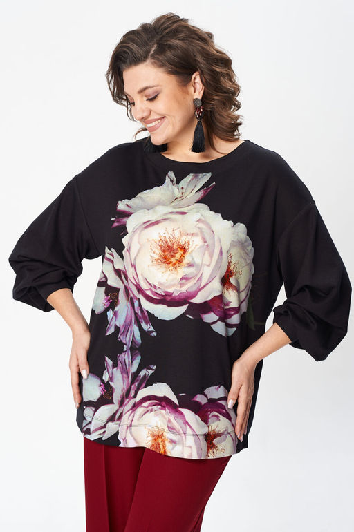 Джемпер Gizart 15360 Черный+пион