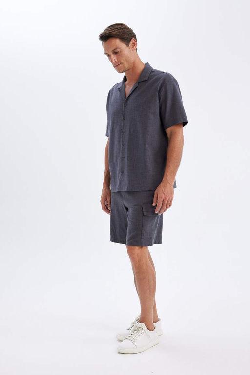 Хлопковые шорты свободного покроя - Defacto фото 3