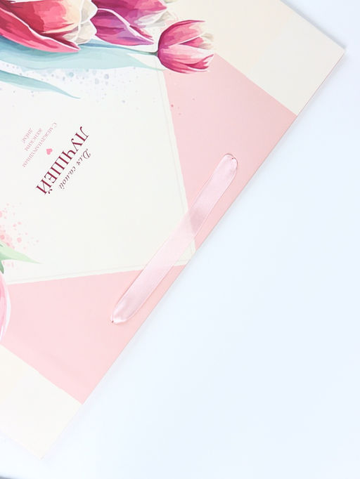 Пакет подарочный ламинированный горизонтальный Лучшей, L 40?31?14 см - UPAK LAND фото 4