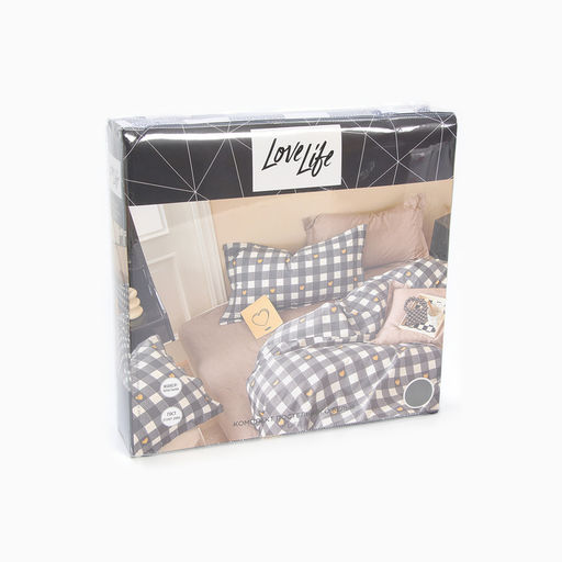 Постельное бельё LoveLife евро Life, 200*217см,225*240см,50*70см-2шт,100%хлопок, сатин, 125г/м? фото 5