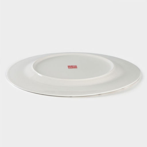 Тарелка обеденная Аврора, d=27 см, фарфор, белая - Simaland фото 3