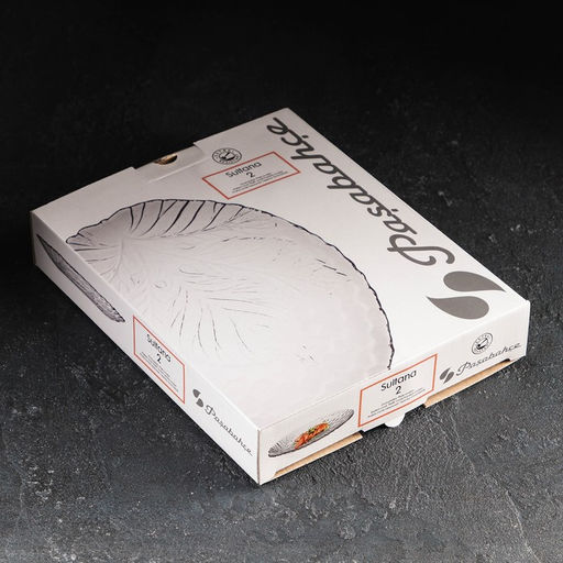 Блюда Paşabahçe Sultana, 23×18 см, набор 2 шт., стекло, прозрачные