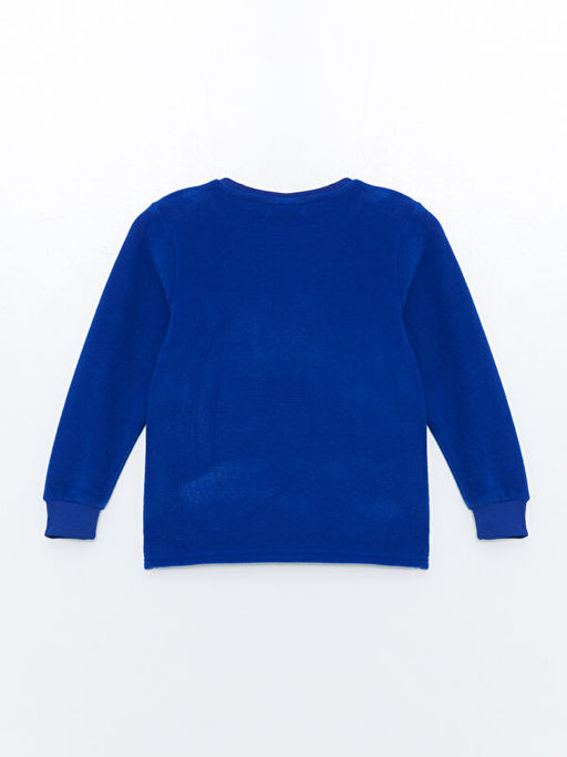 Bisiklet Yaka Polar Erkek ?ocuk Pijama Tak?m? - Waikiki фото 3