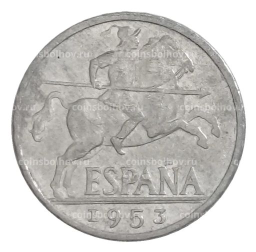 10 сентимо 1953 года Испания