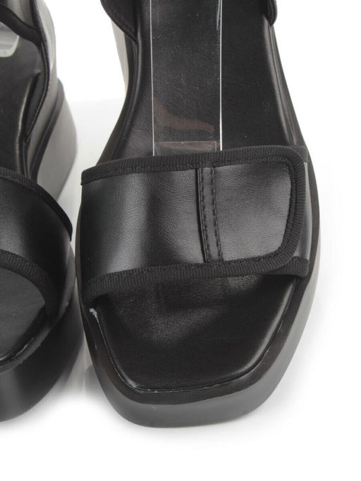 08-PEG248-2 BLACK Босоножки женские (натуральная кожа)