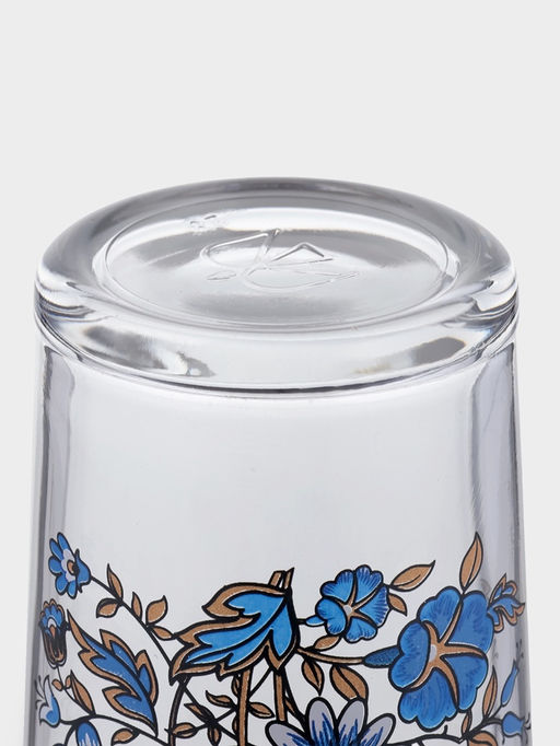 Набор для напитков «Милори», 7 предметов: кувшин, 6 стаканов, стекло, прозрачный, синий