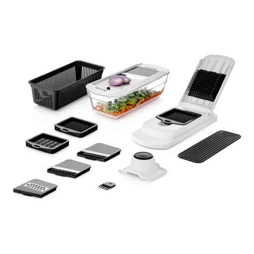 Овощерезка многофункциональная Walmer Home Chef Pro с контейнером для запекания, цвет черно-белый  фото 4