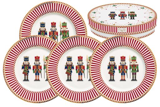 Набор десертных тарелок Щелкунчик, 19 см, 4 шт - Easy life фото 2