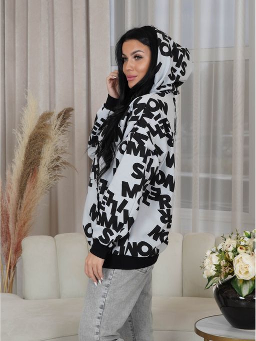 Кристи свитшот женский (серый) - Lovetex фото 3