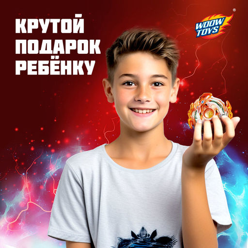 Волчок ULTRA SPIN, с устройством для запуска из двух частей, цвет МИКС - Woow toys фото 4