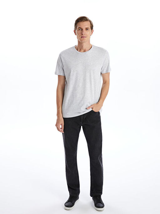 Bisiklet Yaka Penye Erkek Ti??rt