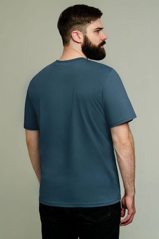 Арт. 61131 Футболка мужская 48-56 (5 шт) Цвет:изумруд - Идеал фото 7