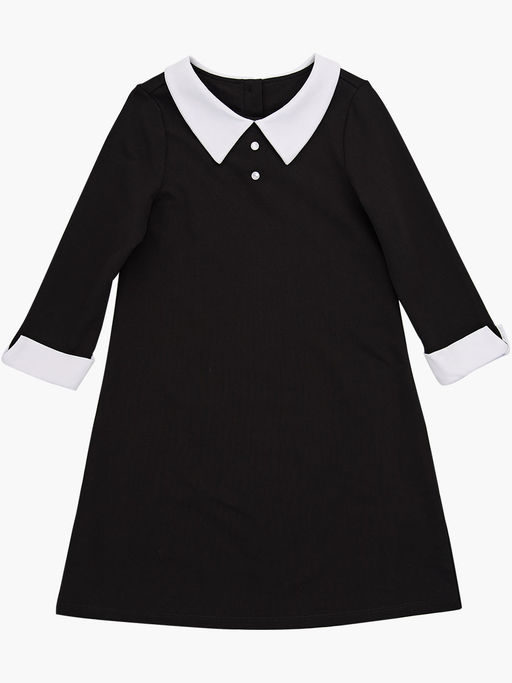 Платье для девочки в школу с воротником UD 4761(5104) черный - Mini maxi фото 4