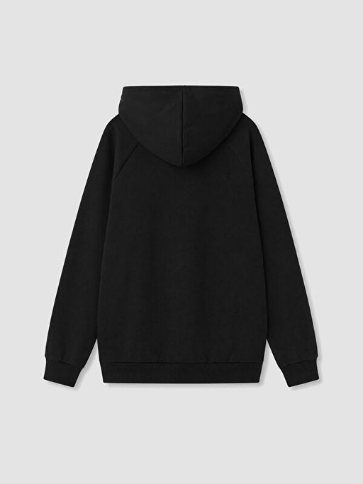 Kap??onlu Erkek ?ocuk Kal?n Fermuarl? Sweatshirt
