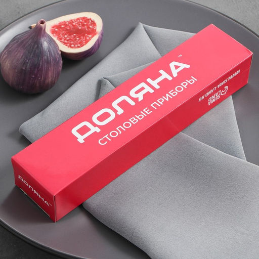 Цена за 12 шт. Вилка столовая Доляна Пулкин, длина 19.8 см, толщина 1.2 мм, серебристая  фото 4