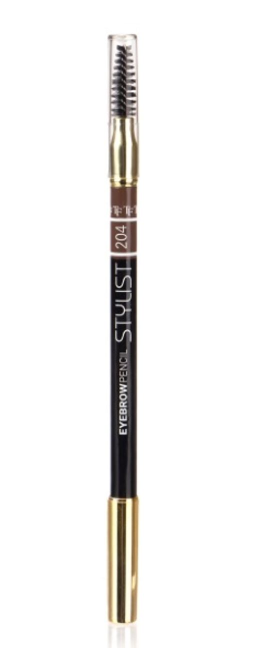 TF Карандаш для бровей EYEBROW PENCIL STYLIST CW-214 тон 204 серо-коричневый - Triumf фото 2