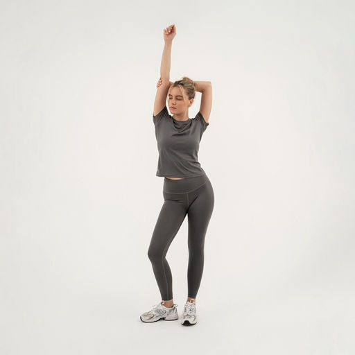 Футболка женская Resport, бифлекс, размер 42 (XS), серая