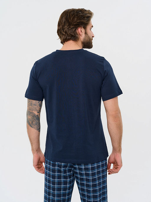 Пижама Грант_М331/темно-голубой - Ihomelux фото 6