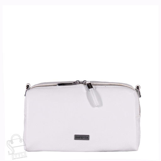 Сумка женская кожаная 99456 white Velina Fabbaino-Safenta/30 в Новосибирске
