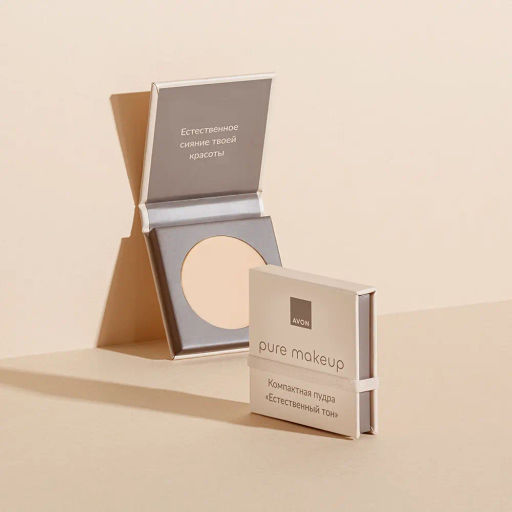Компактная пудра Pure Makeup Естественный тон, 5 г
