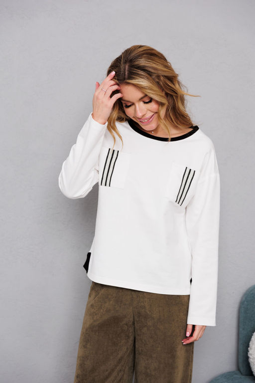 Джемпер AMORI 6471 молочный