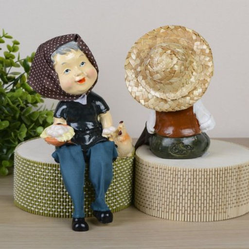 Фигурка Бабушка/Дедушка висячие ножки 2 штуки набор 13 см / 8641/уп 48/ - Галеонтрейд фото 2