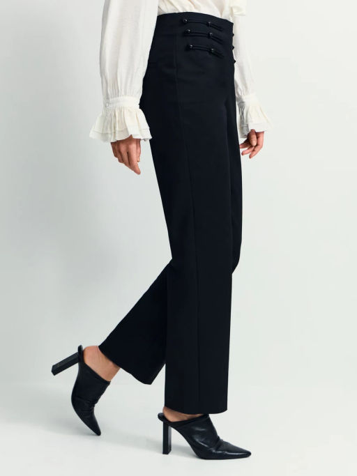 Зауженные брюки с хлопком в составе / Zarina