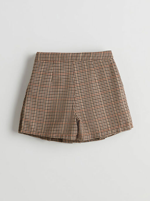 Pileli K?z ?ocuk ?ort Etek